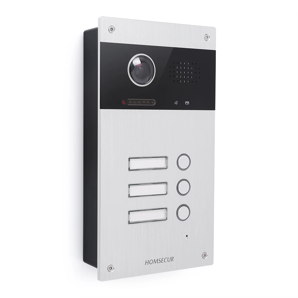 HOMSECUR B16CB-S Camera Doorbell For HOMSECUR 2 Wire Video Doorphone Intercom 3 Families - Imagen 2