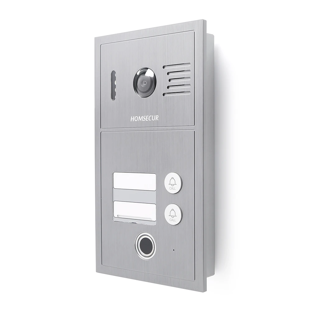 B19BP-H IP PoE Doorbell Camera Fingerprint RFID Access For HDK IP Series Video Door Phone System - Imagen 4