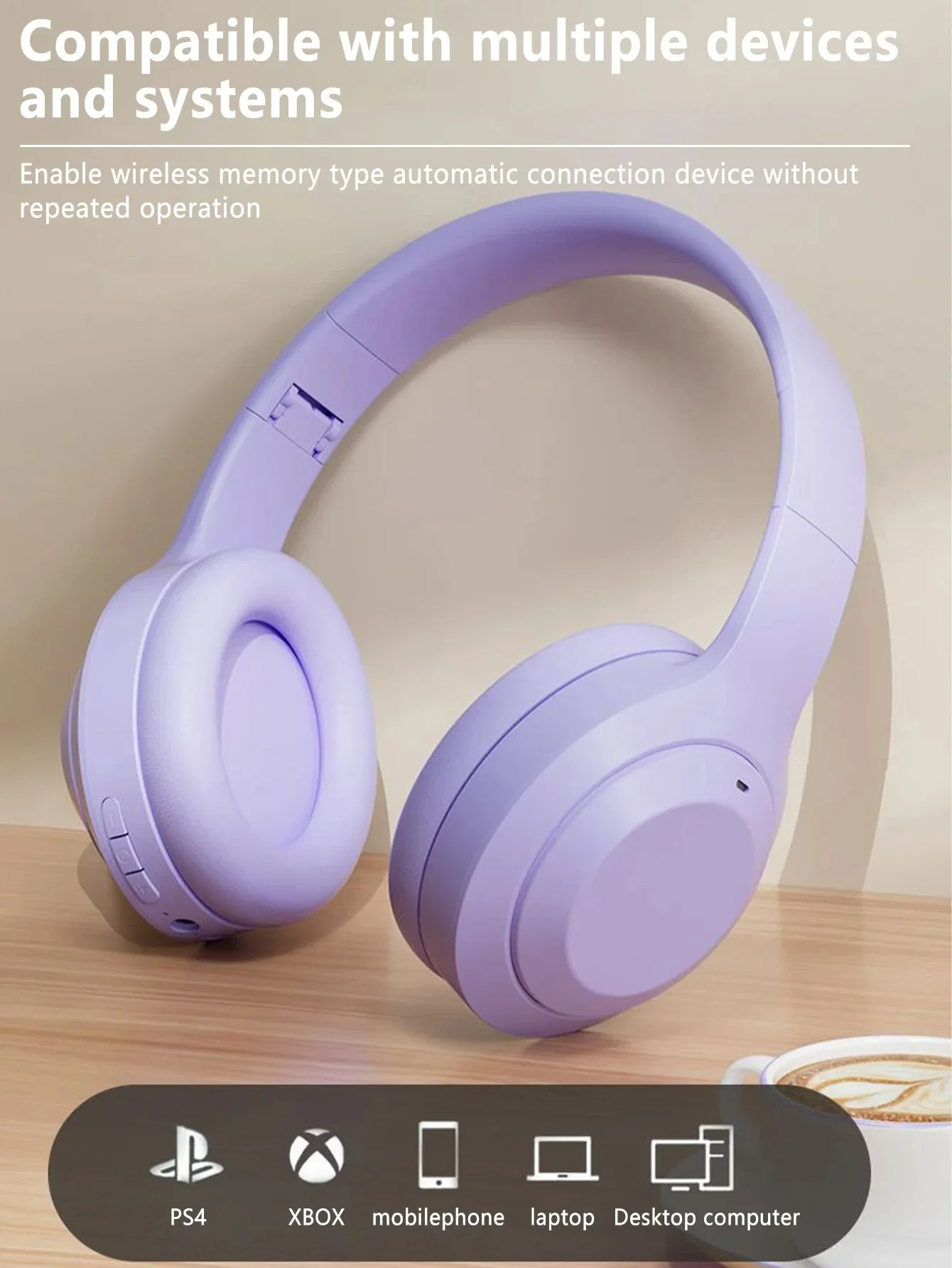 S54be646341e44f4aa507cad62b6e3d2dR Lenovo Wireless Bluetooth Earphones Over-ear Foldable Computer Wireless Headphones Stereo Sound Gaming Headset Android and iOS