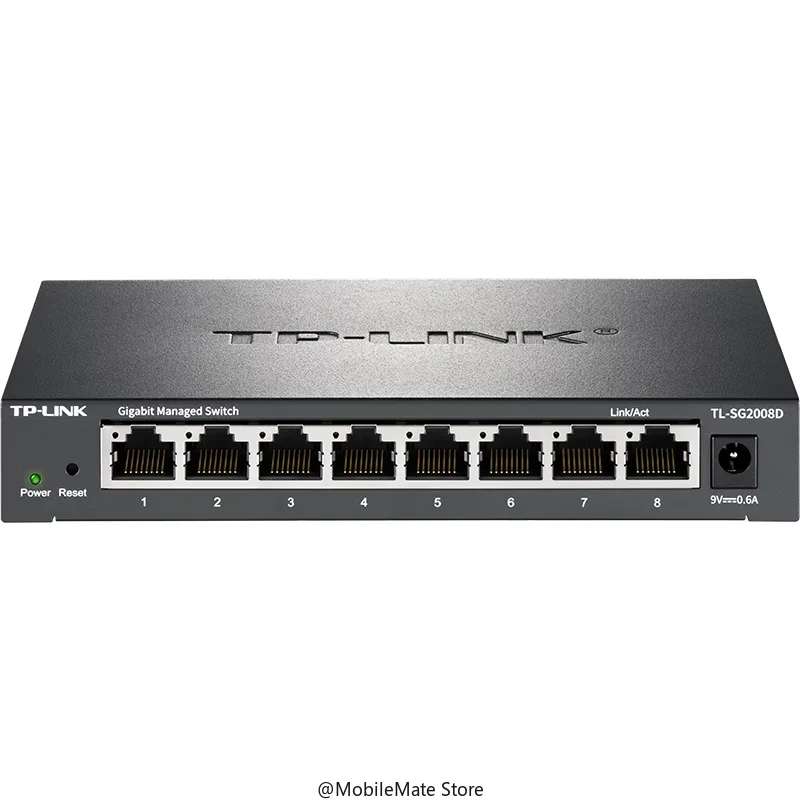 TP-LINK Cloud Switching TL-SG2008D 8-port Full Gigabit Web Network Management Cloud Management Switch Network Cable Splitter - Imagen 4