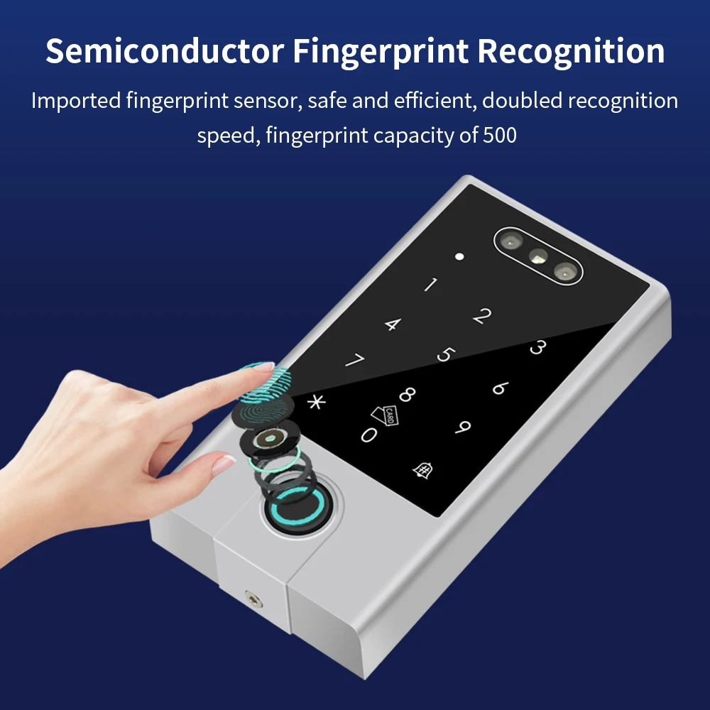 VF4 VF5 Waterproof IP66 Tuya WIFI Facial Recognition ID+IC Password Fingerprint Dual Frequency With WG 24 36 Access Control - Image 5