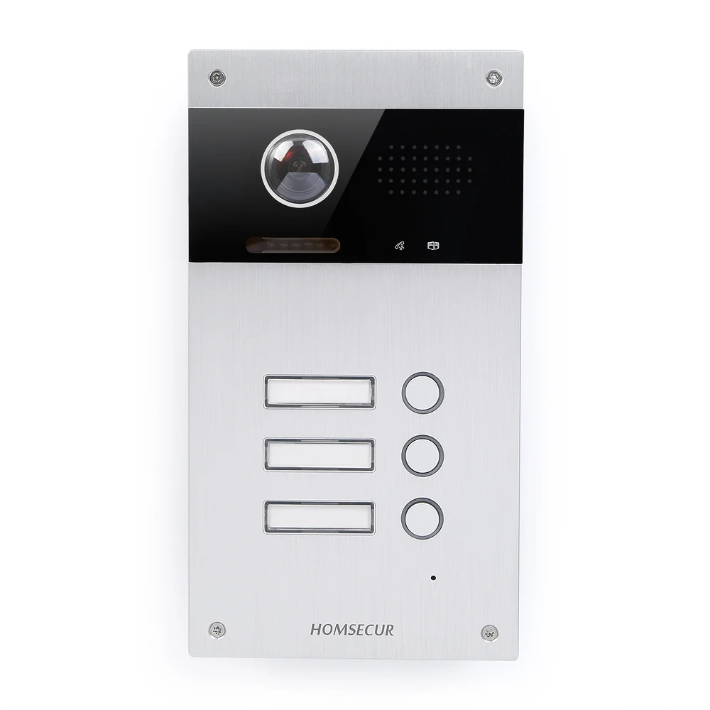 HOMSECUR B16CB-S Camera Doorbell For HOMSECUR 2 Wire Video Doorphone Intercom 3 Families - Imagen 4