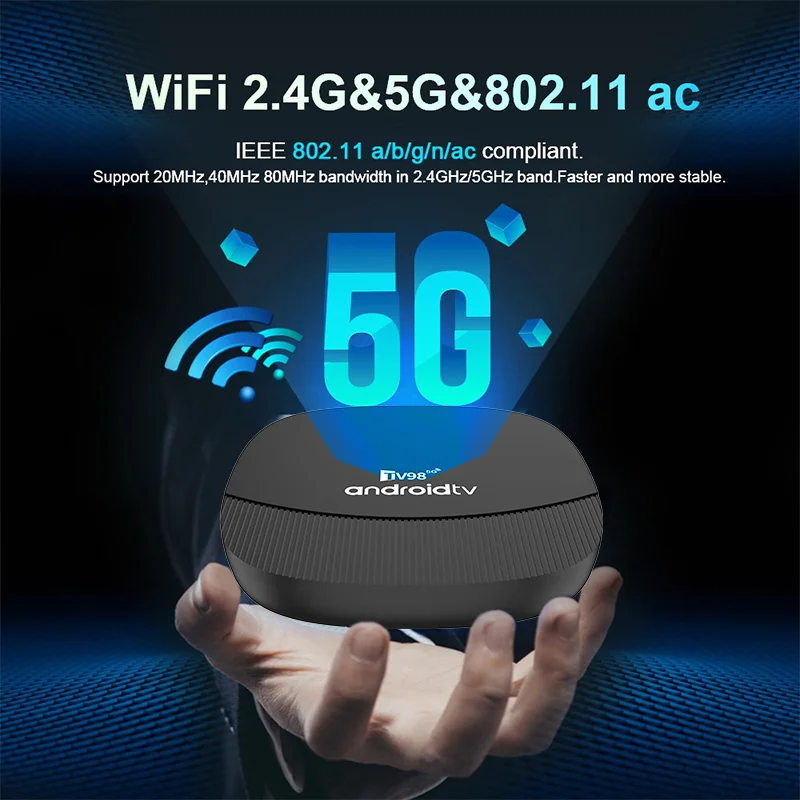 TV98 ATV Max Plus TV Box 8K 4K Android 14 Set Top Box 4G 5G 8GB 128GB Voice Remote WiFi Media Player Ultra Smart TV Box iptv - Image 4