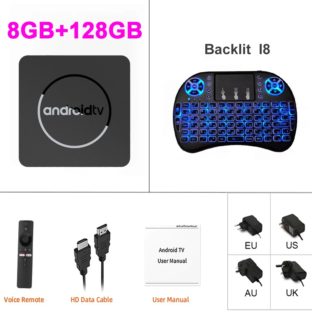 8GB 128GB Keyboard