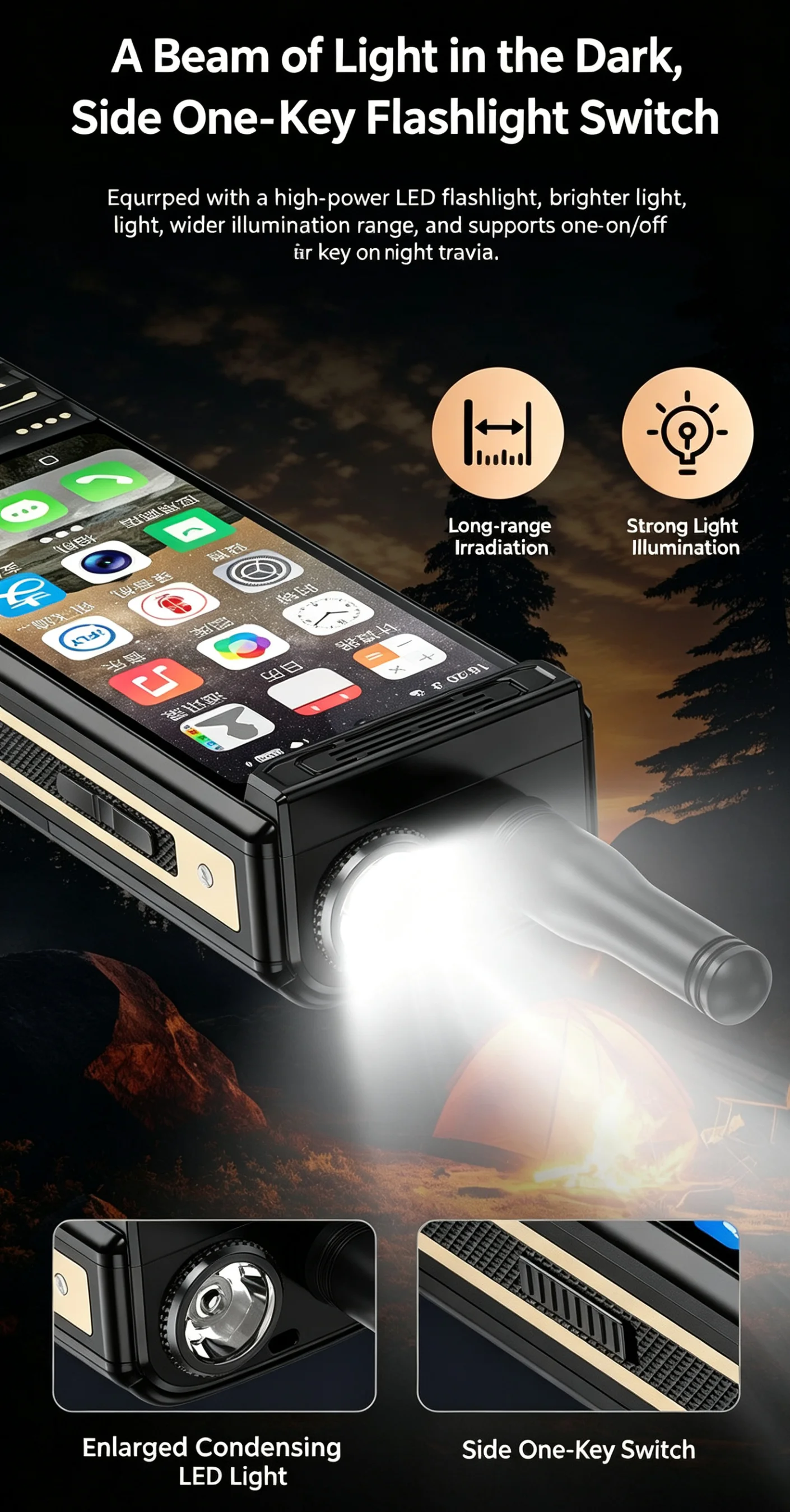 S7535cac082704681b89c4474be56fc22G Touch Screen 4G LTE Mobile Phone Android 13 4GB RAM 64GB ROM Fast Charging Dual SIM WiFi 5G/BT5.0/GPS