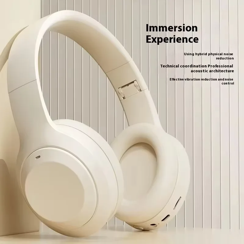 Lenovo Wireless Headphones - Portable, Foldable, with Microphone for Calls, Suitable for Home Office Mobile Phones and Computers - Imagen 5