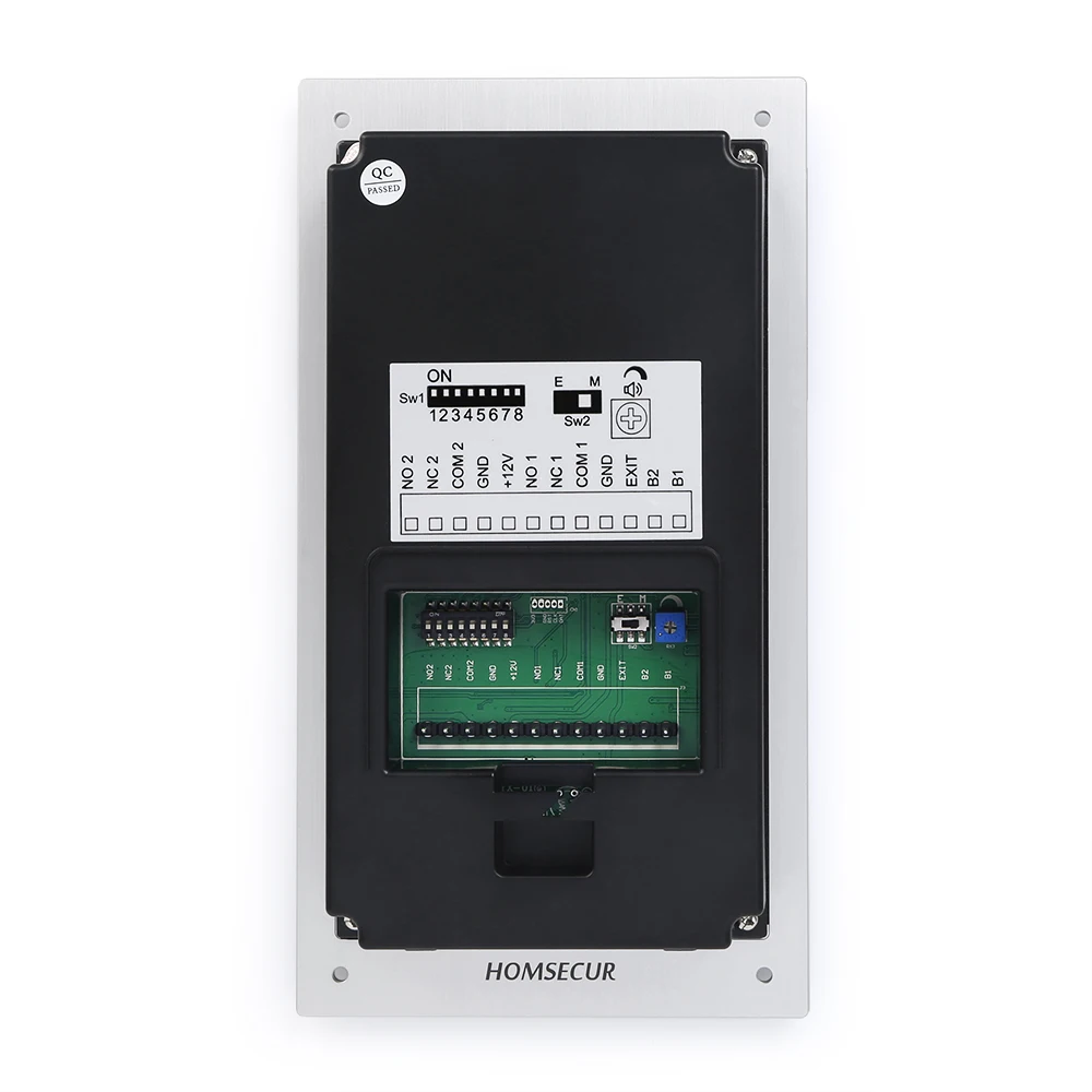HOMSECUR 2 Wire Video Doorbell Intercom External Memory Recording&Photo - Imagen 2
