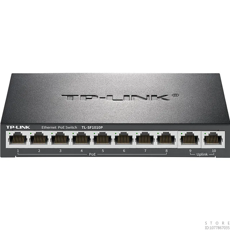 TP-LINK 10-port 100M 8-port Poe Switch 62W Network Switch Hub Network Play and Plug TL-SF1010P - Imagen 5
