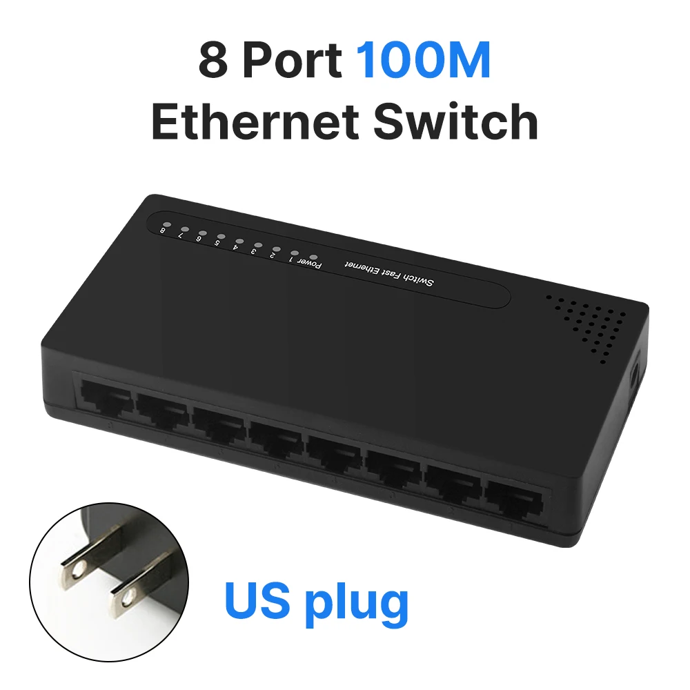 100Mbps-US Plug