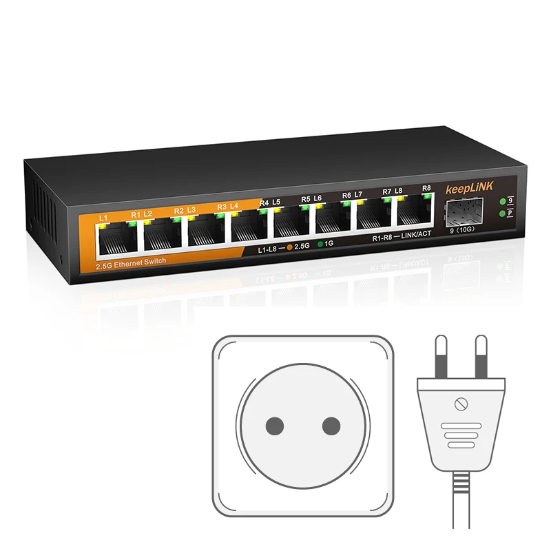 Switch with EU Plug