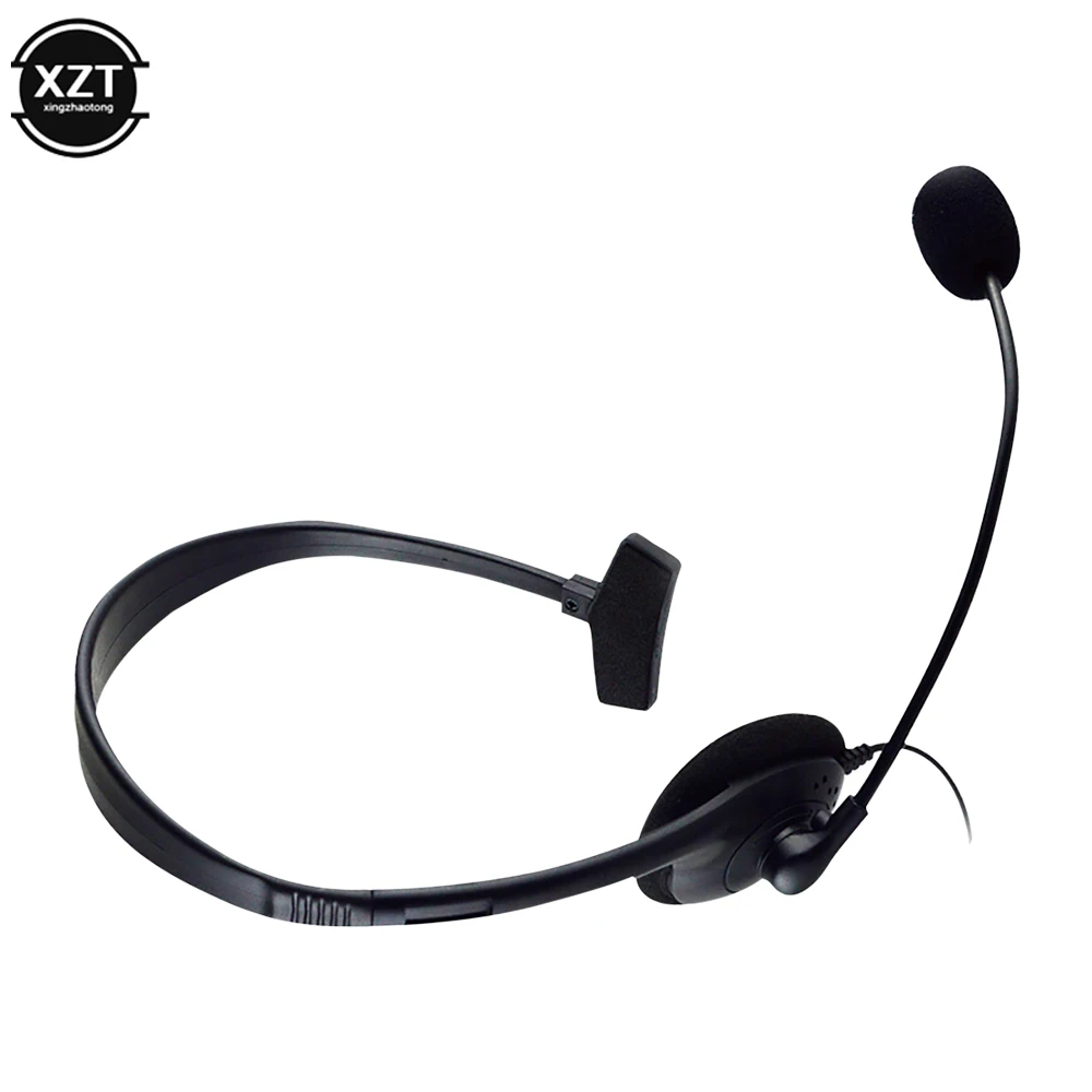 Operator Headphones Head-mounted With Noise Canceling Microphone One-ear Telephone Clear Call Headphones Single-Sided Headset - Imagen 5