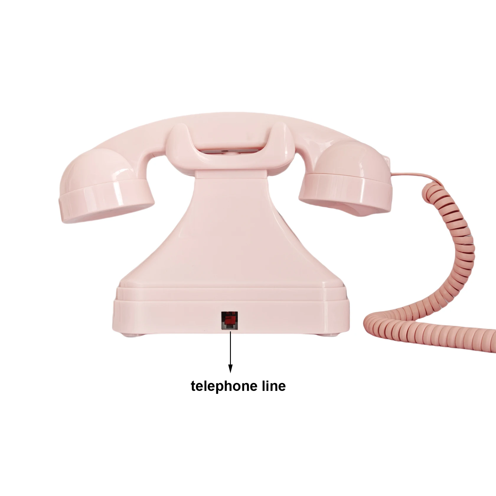 Teléfono Vintage Analógico Retro 1980s — Cable, con Rellamada, Flash y Timbre - Imagen 6