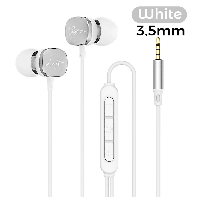 White 3.5mm