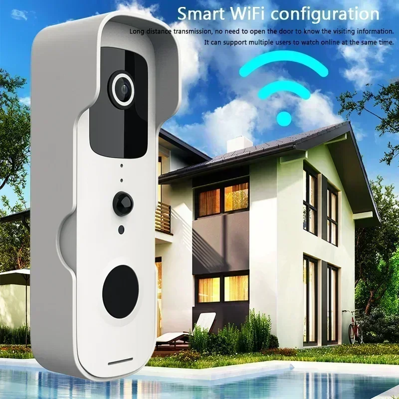 Smart Video Doorbell Waterproof Night Vision Door Viewer 1080P FHD Camera Digital Visual Intercom WIFI 2.4G Tuya Door Bell - Image 2