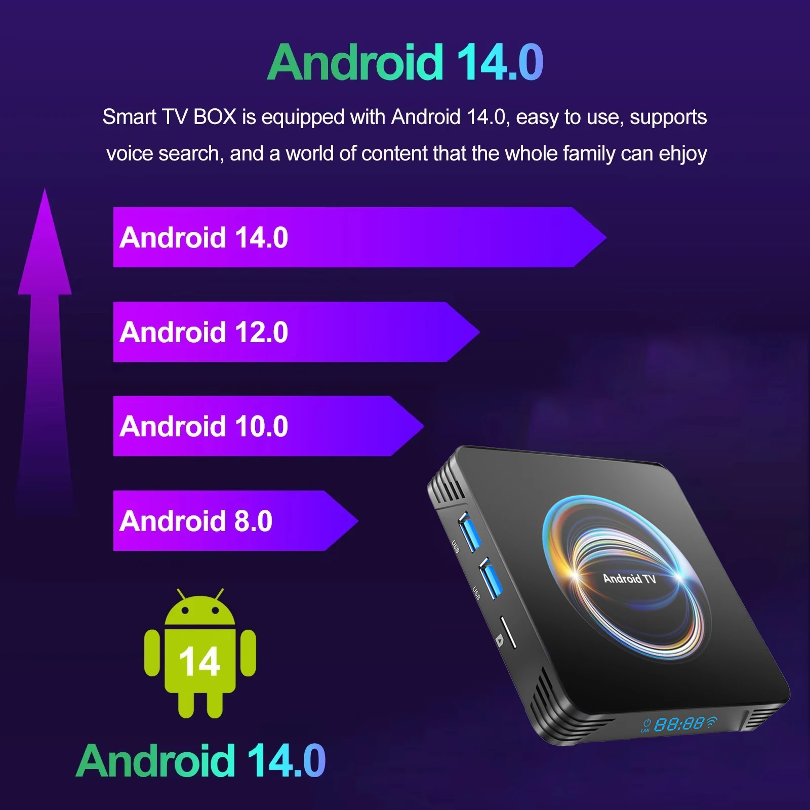 RK3528 Android16.0 TV Box 8K HDR Smart Media Player WiFi6 BT5.0 Set Top Box Support Netflix YouTube IPTV Streaming Set Top Box - Image 4