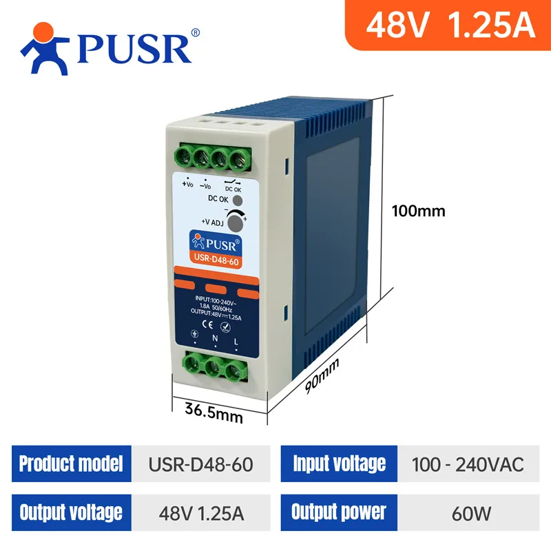 48V 1.25A