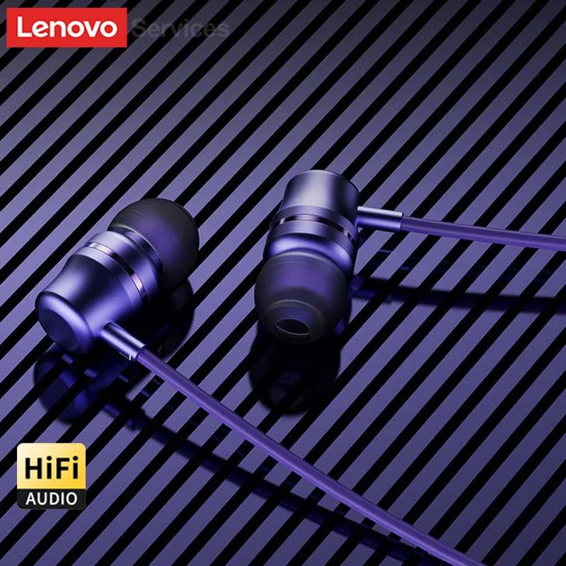 Lenovo YF38 Wired Headphones Type-C/3.5mm With Wire Control In-ear Wired Earphones With Mic For Laptop Computer Tablet Phone - Image 2