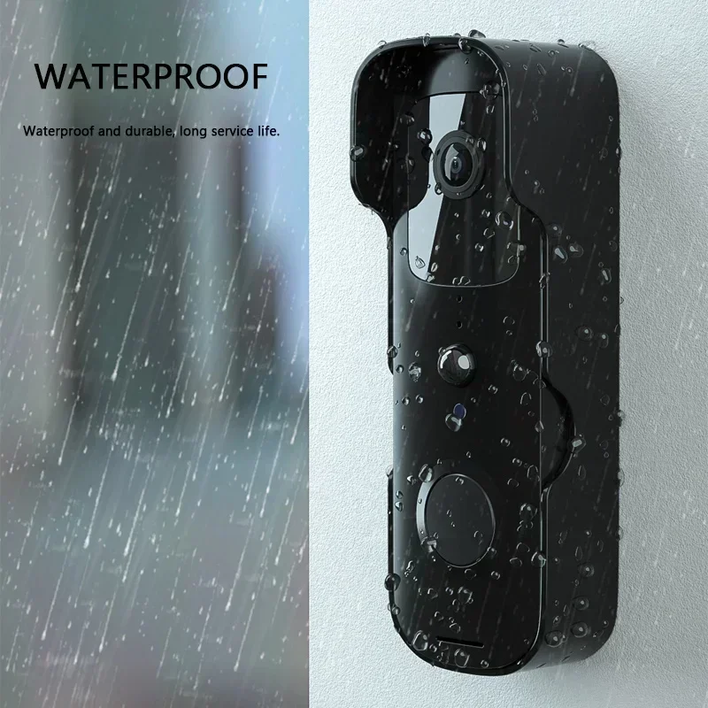 Smart Video Doorbell Waterproof Night Vision Door Viewer 1080P FHD Camera Digital Visual Intercom WIFI 2.4G Tuya Door Bell - Image 3