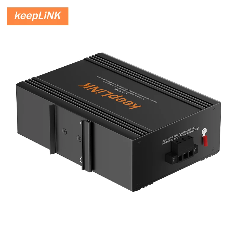 KeepLiNk Industrial 16-Port Megabit DIN-Rail Ethernet Switch - Imagen 5
