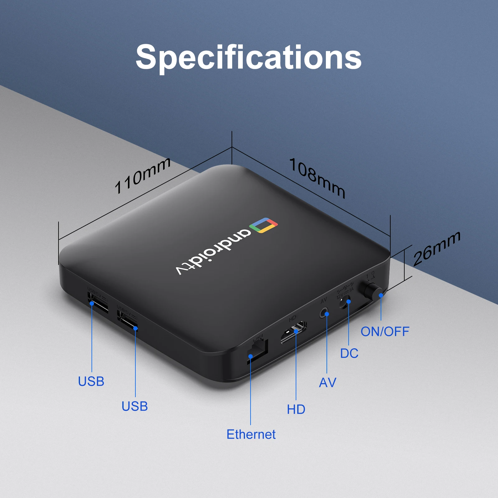 H96 MAX S905L3 Android 14 Smart TV BOX 2GB 16GB Dual WIFI 3D 4K Youtube BT Voice Control Media Player - Imagen 5