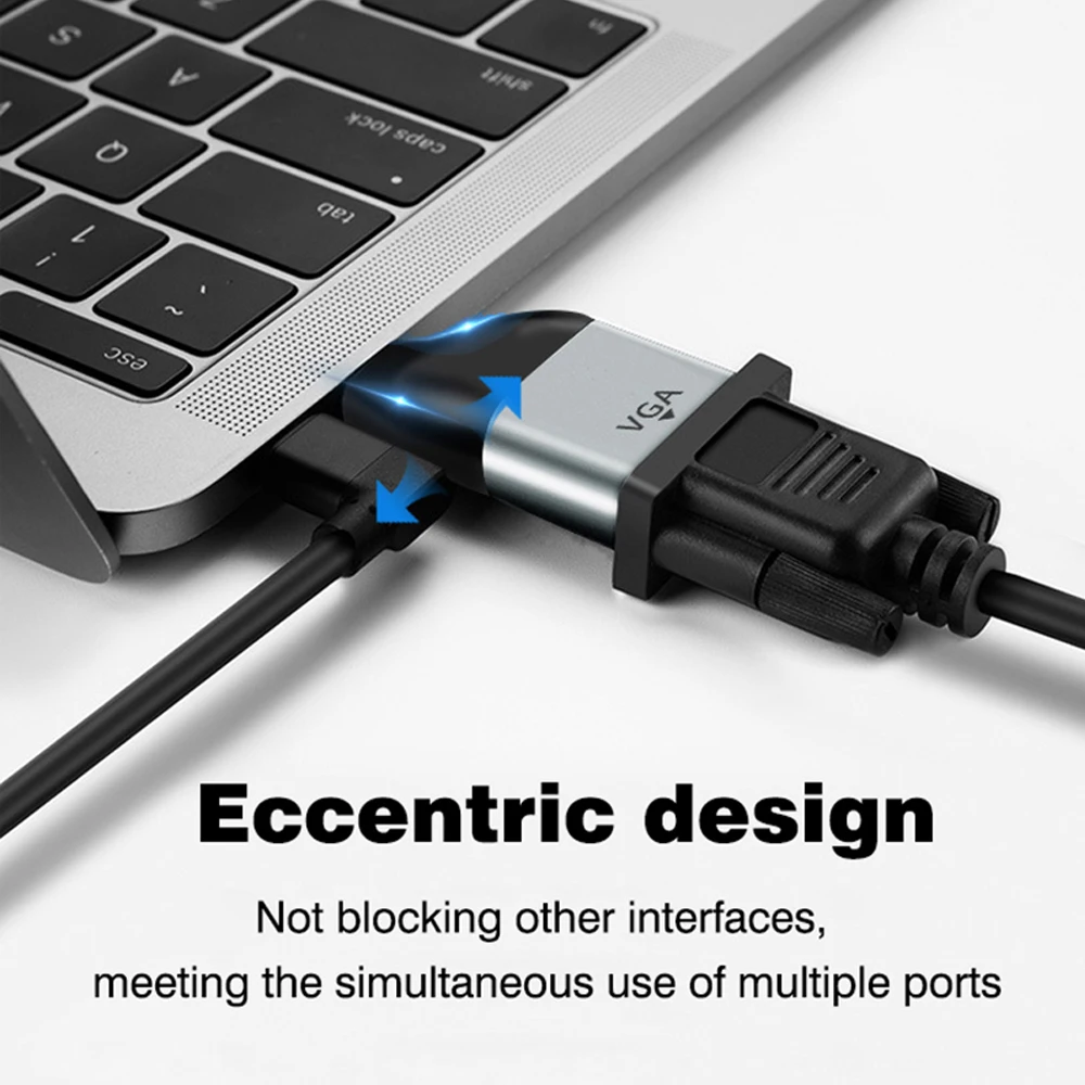 USB Type C To HDMI-Compatible 8K USB C to DP DisplayPort miniDP 4K VGA Adapter For Laptop MacBook TV Box PS5 Switch iPad Galaxy - Imagen 5