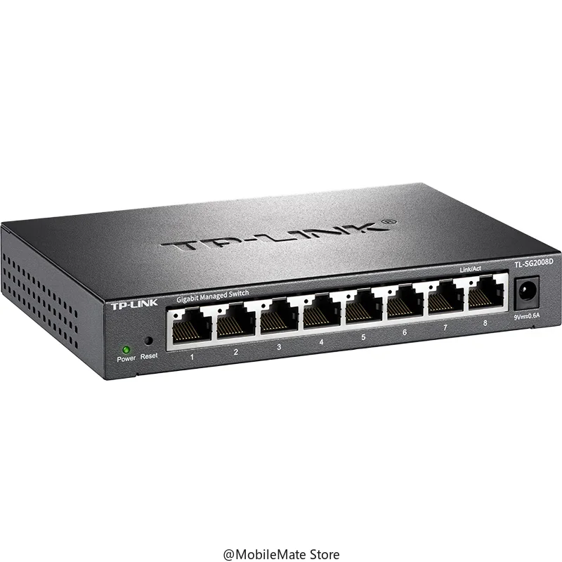 TP-LINK Cloud Switching TL-SG2008D 8-port Full Gigabit Web Network Management Cloud Management Switch Network Cable Splitter - Imagen 5
