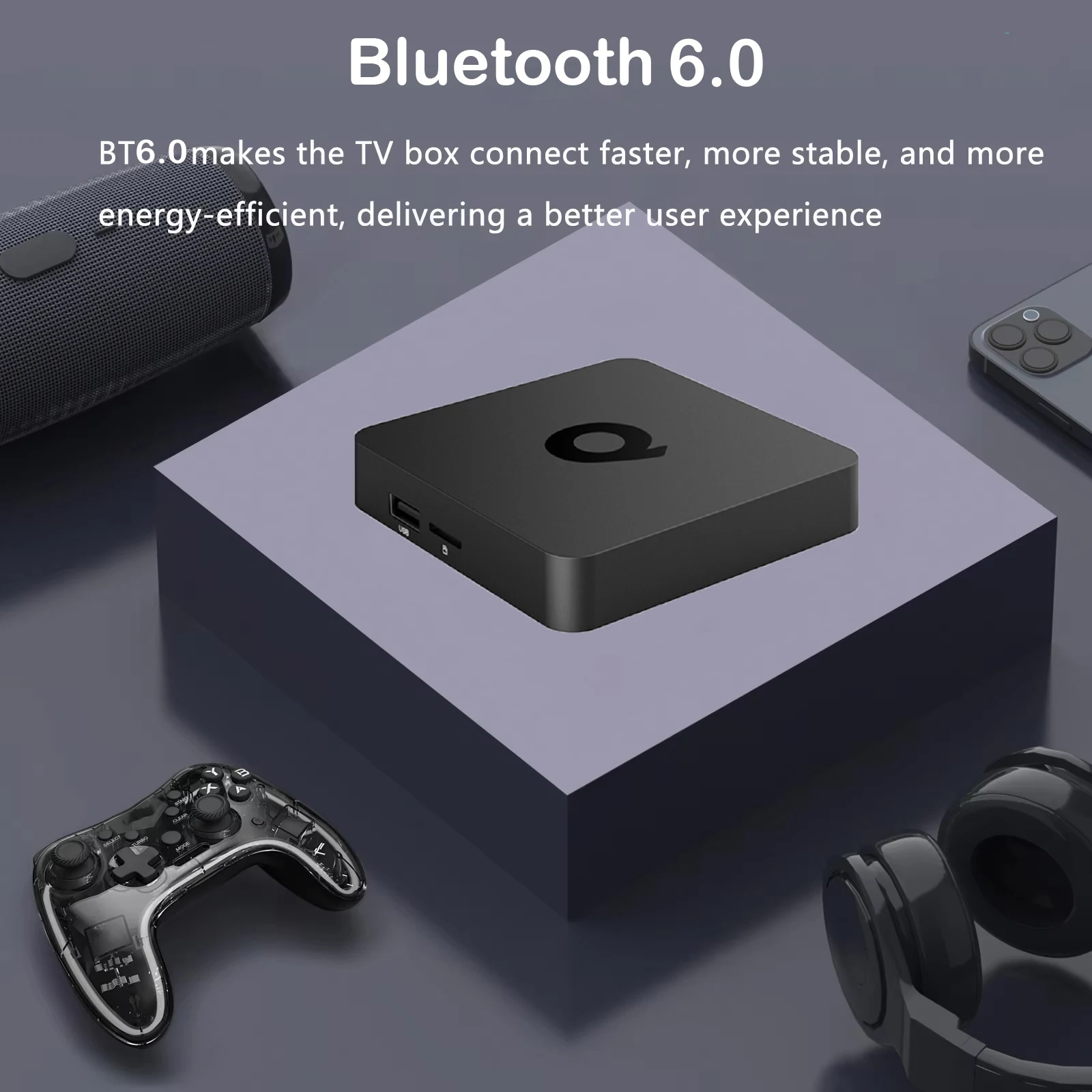 Q1 8GB 128GB Android 16 TV Box Allwinner H313 Quad Core 5G Wifi 8K Google Player Youtube Voice Media Player 4GB 64GB Set Top Box - Imagen 5