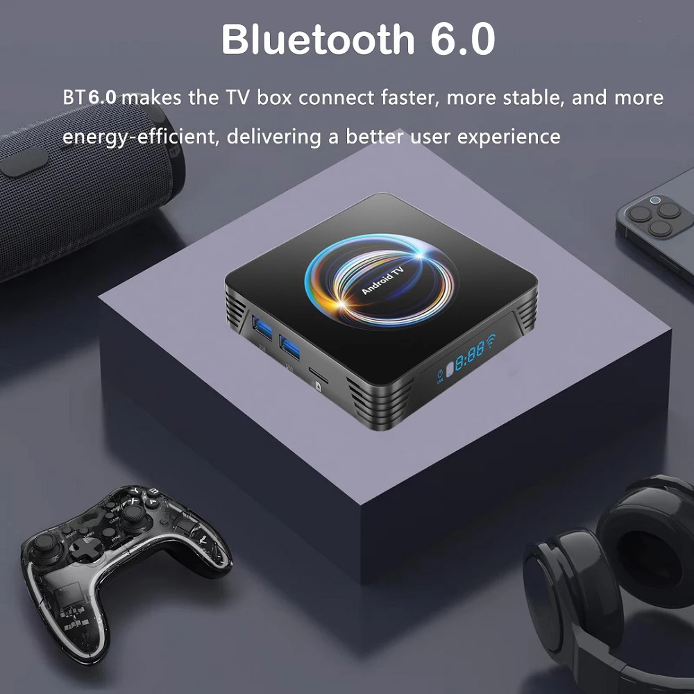 Original Android 16 X66 Smart TV Box 32GB 64GB 128GB 256GB RK3528 Bluetooth 6.0 Dual Wifi 2.4&5G Wifi6 8K Video AV1 Media Player - Image 4