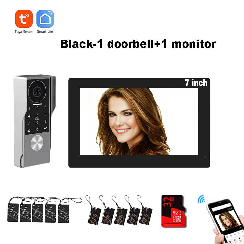 7 inch LCD black