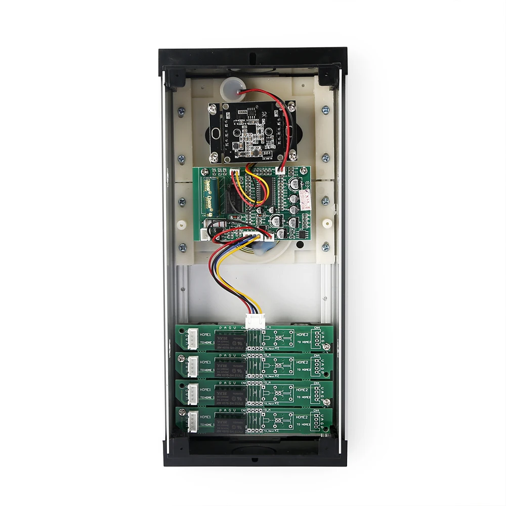 HOMSECUR 520C-4 Caméra de sonnette pour système d'interphone vidéo HDS, 4 familles – Image 3