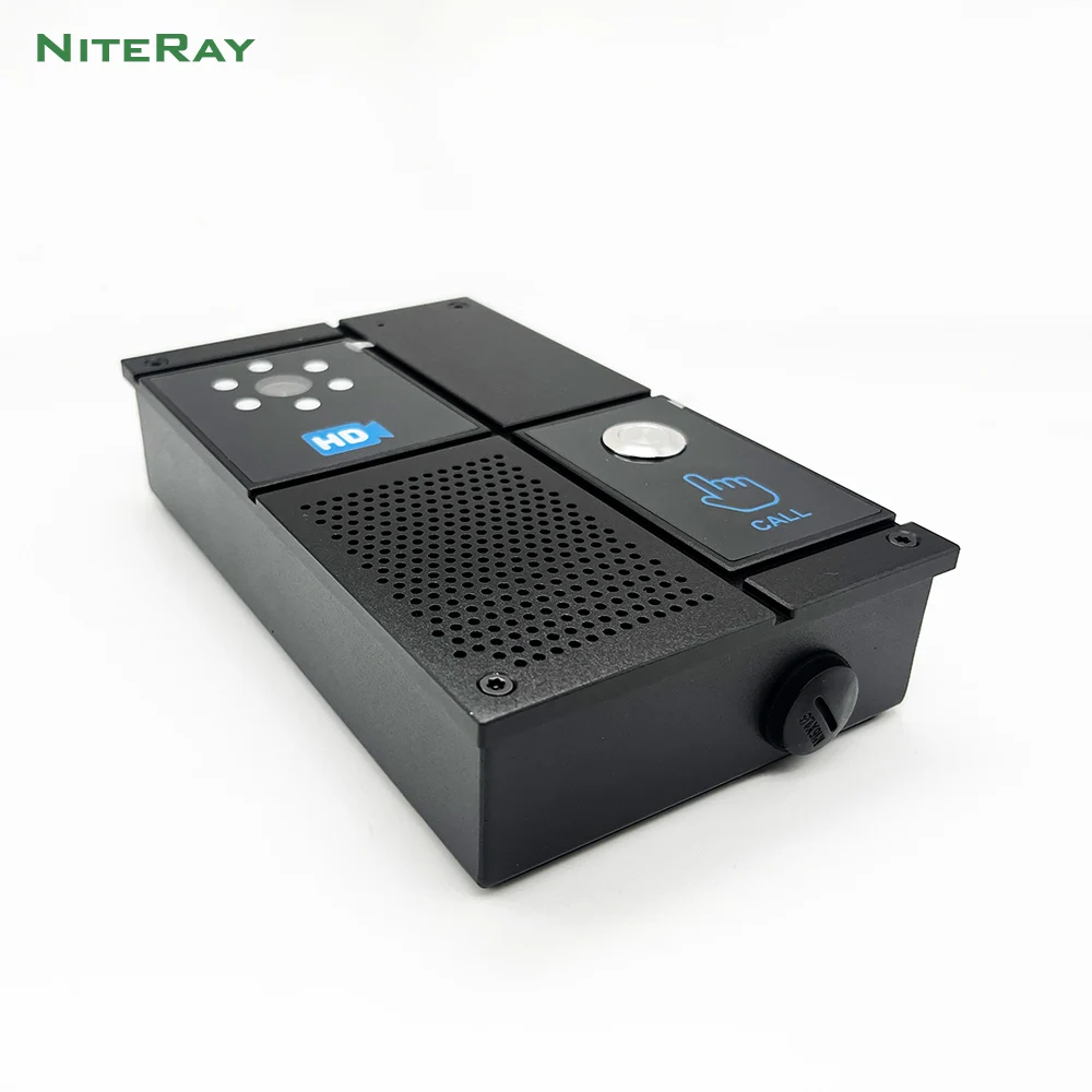 SIP HD Video Intercom with Metal Case Anti Strike Waterproof for Outdoor/Indoor Use Night Vision & Remote Access Support - Imagen 5