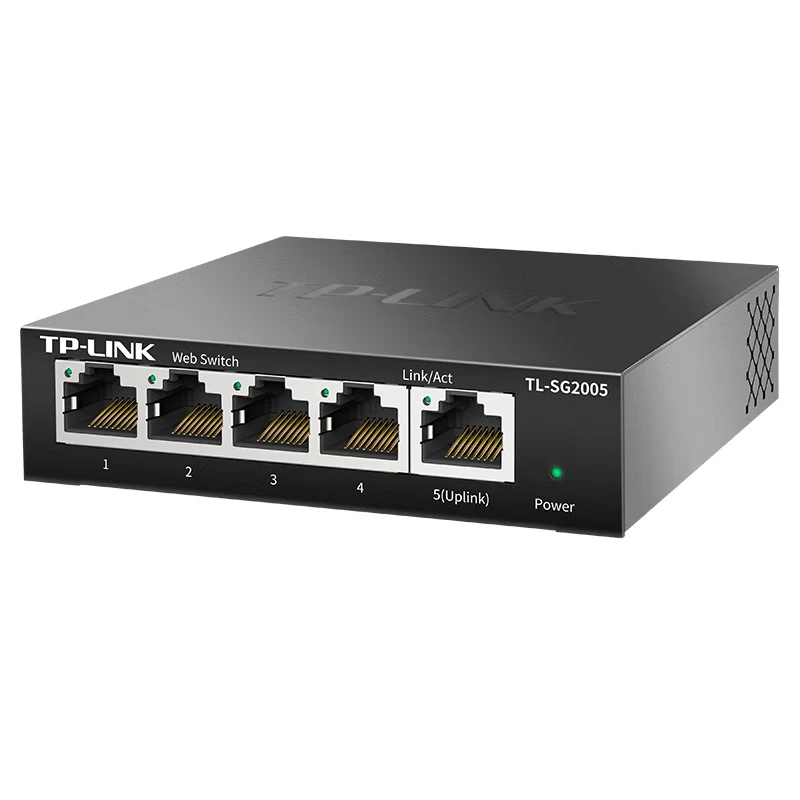 TP-LINK Cloud Switching TL-SG2005 Five-port Full Gigabit Web Network Management Cloud Management Switch Network Cable Splitter - Image 3