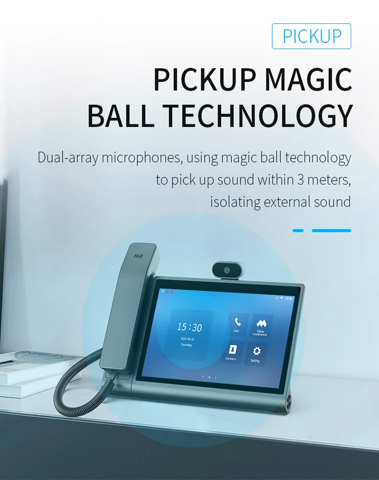 A093a5e16a07b4504acdbf9dcd8c11fbc2 10.1" VOIP Android Phone Desktop, Rockchip 3568, 4GB RAM, 32GB ROM, Android 12, Noise, echo cancellation, Camera and 2 Micphone