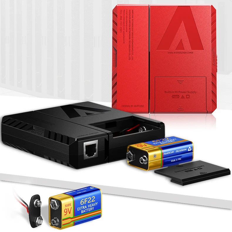 H176a85591c5a4382b55572a643b38230z AMPCOM Tester de Cable de red rj45 RJ11 red LAN Ethernet RJ45 probador de Cable de LAN herramienta de Red red de reparación