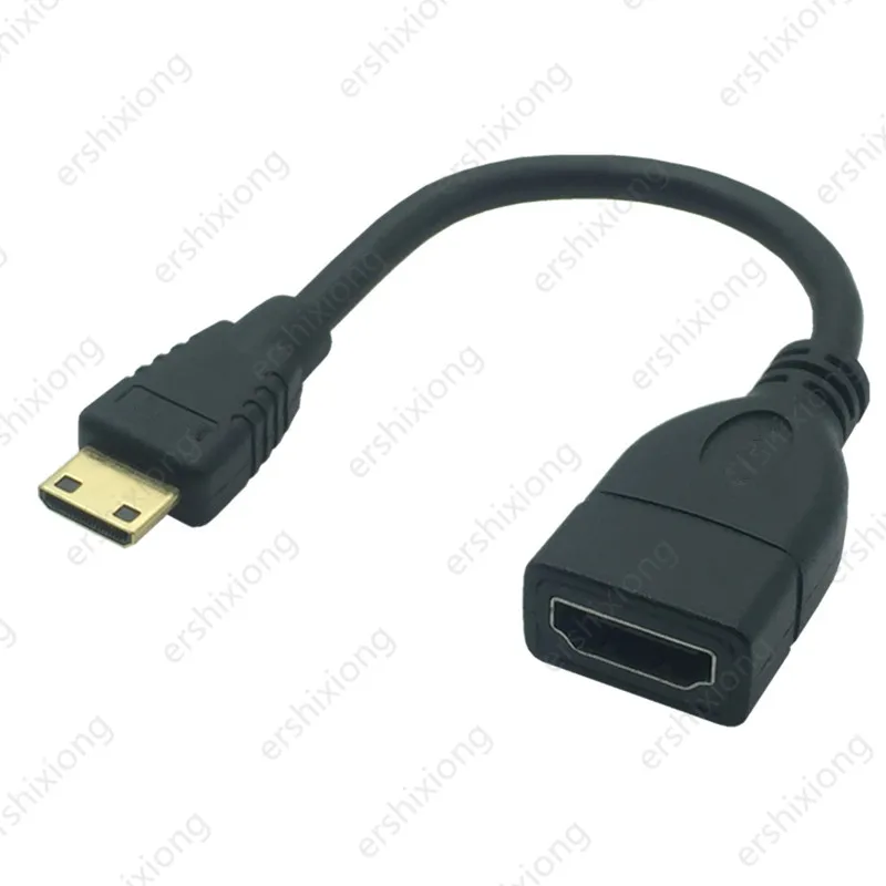 H4823354ea75c4efbb39b17bdfdbad771z Standard 1080P Mini HDTV Type C to HDTV Cable Male to Female 90 Degree Right Angle Converter Adapter Extension Adapter