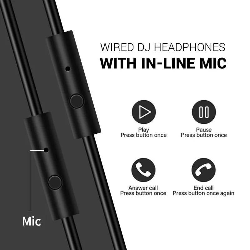 Ha183451654804165be3d0cc78de0026cB Oneodio Casque filaire Studio Pro 50 DJ avec micro, circum-aural, HiFi moniteur musique, pour téléphone PC