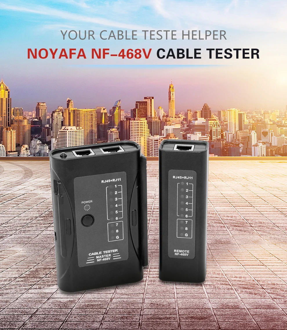 Hb23a3ad943c443c7a10fe1750e676aeeL NOYAFA-Cable Ethernet de red de NF-468V, Cable RJ11 rj45, detección rápida, pruebas multifuncionales automáticas