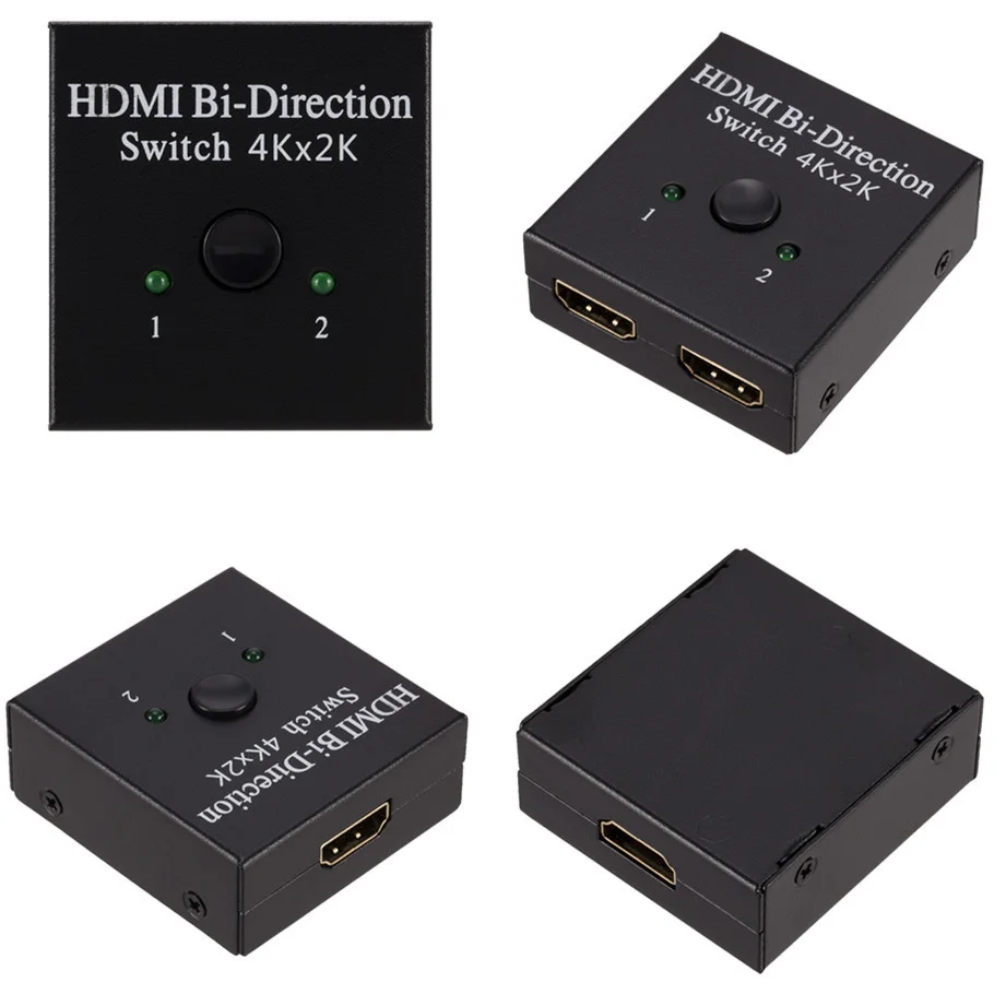 Hdb23f257039d4af8ac202e7ce515eb9fV 4K 2K 3x1 HDMI Cable Splitter HD 1080P Video Switcher Adapter 3 Input 1 Output Port HDMI Hub for Xbox PS4 DVD HDTV PC Laptop TV