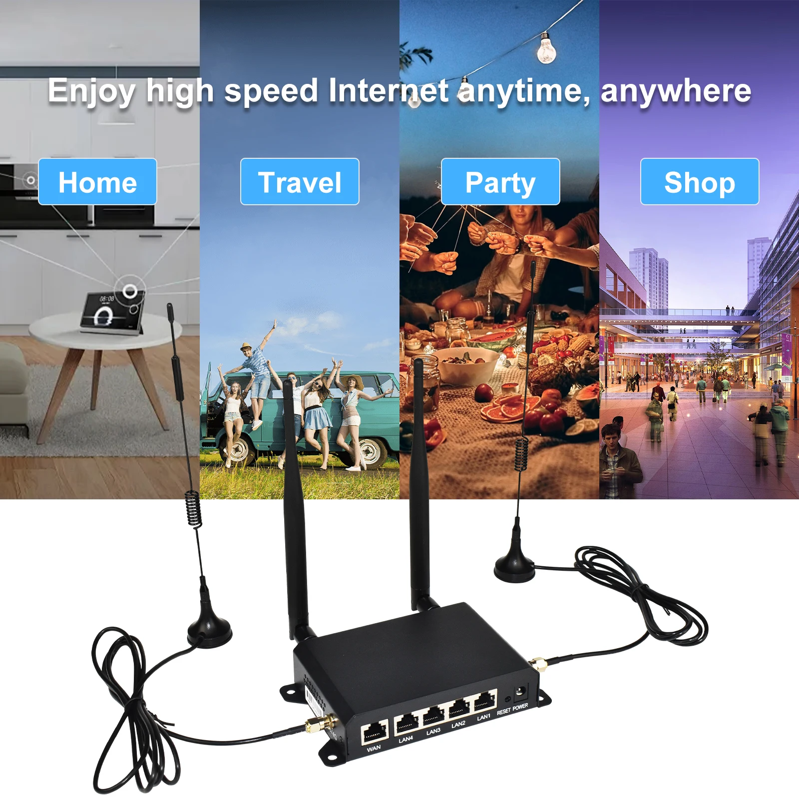 S03c7dd207257406494e5568a091fb07cH KuWFi 4G SIM Card Router Wireless WIFI Router 2.4G LTE Access Point Support VPN DDNS Hotspot Network Adapter for IP Camera