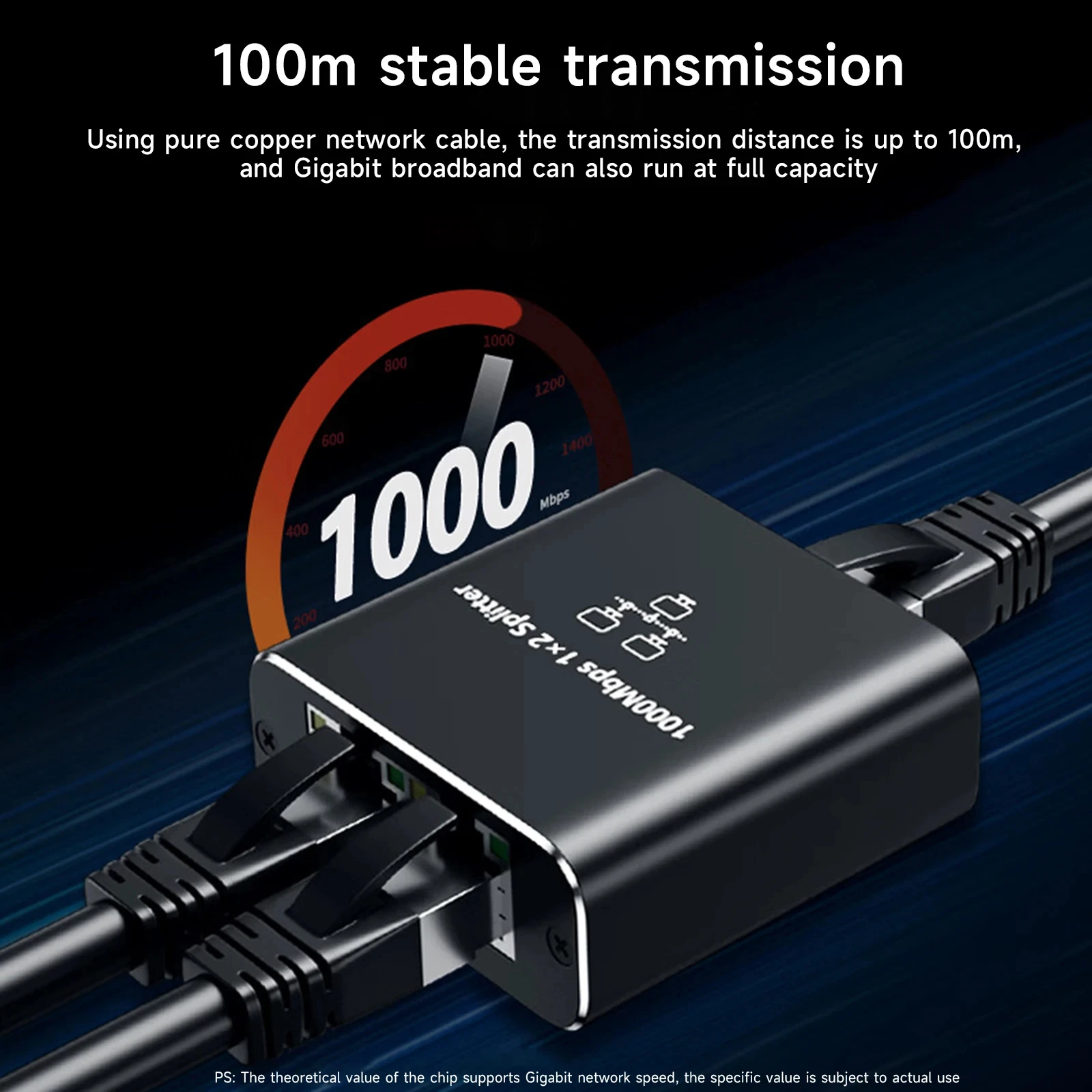 S054382698a86478c8c04511f05ec1f5a8 Gigabit 1000Mbps RJ45 Splitter 1 to 2 3 4 Ethernet Adapter Lan Connector Switch Coupler for PC Laptop TV Box Router Digital TV