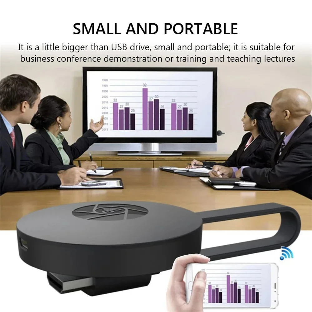 S0b4f785419234cc6aeda96cd5bbe8bbbv 1080P G2 For MiraScreen Display Anycast Wifi HDMI-Compatible Multi Screen Interactive Features For TV Android Ios Mirror Screen