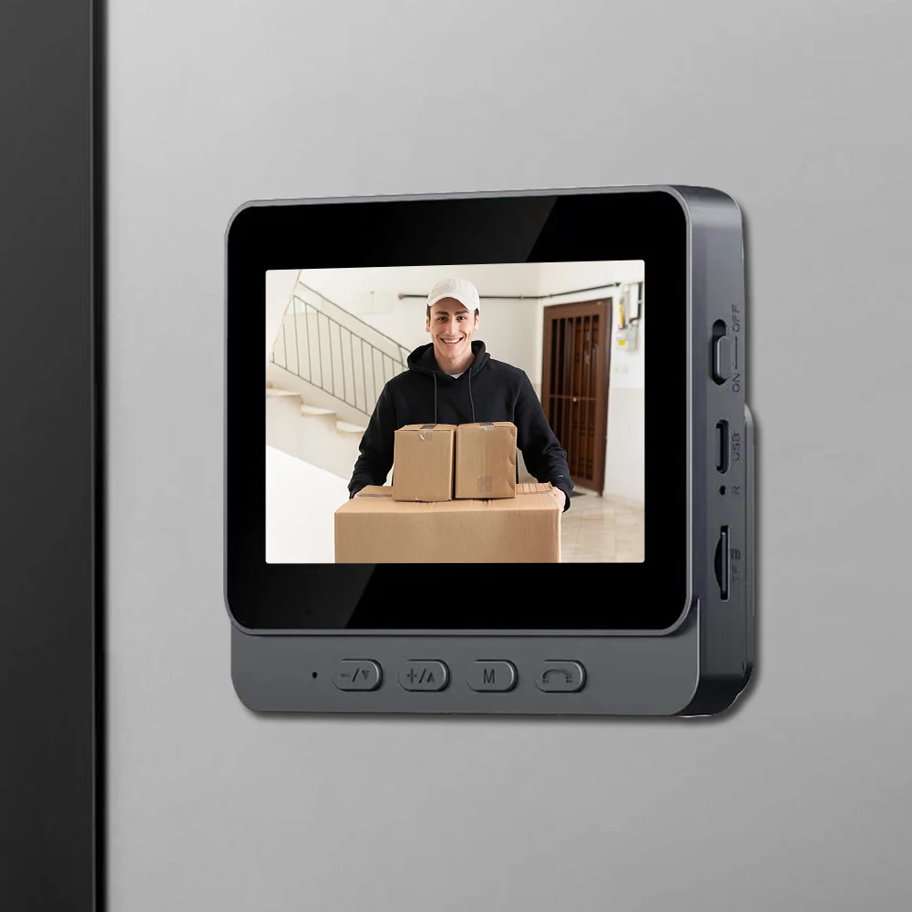 S14c86eed67cb469599d2212f39d03270j WiFi Video Doorbell 1080P 4.3inch IPS Screen Video Intercom IR Night Vision Eye Peephole Camera 2.4G Wireless Door Bell for Home