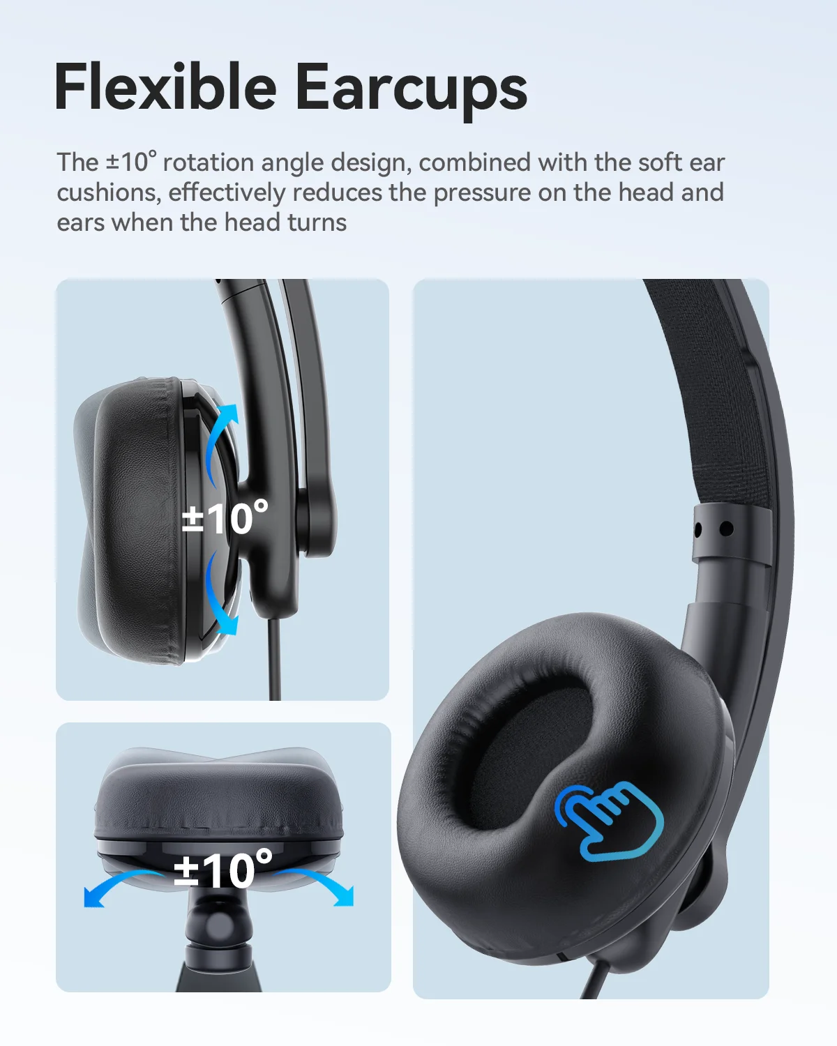 S16c0369189164b1990947288294d99f1B EMEET Wired Headset with Microphone Call Center USB Headphones ENC Noise Cancelling Office Cable Earphones for Phone/PC Computer