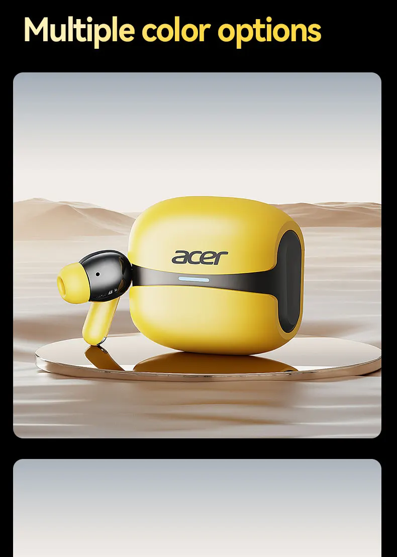 S1a355b7878c34923920c1648e45c4a52m Acer Ohr548 Wireless Bluetooth Headphones with In-Ear Design, Anc Call Noise Reduction, Charging Case, Stereo Sound Effect, Low Latency for Gaming, Comfortable Fit for Sports, Running, and Fitness