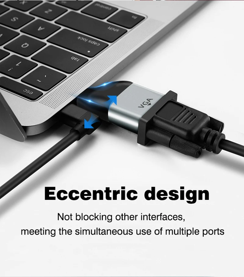 S1c275ac5965b4da5adfb2a306b71e913O USB Type C To HDMI-Compatible 8K USB C to DP DisplayPort miniDP 4K VGA Adapter For Laptop MacBook TV Box PS5 Switch iPad Galaxy