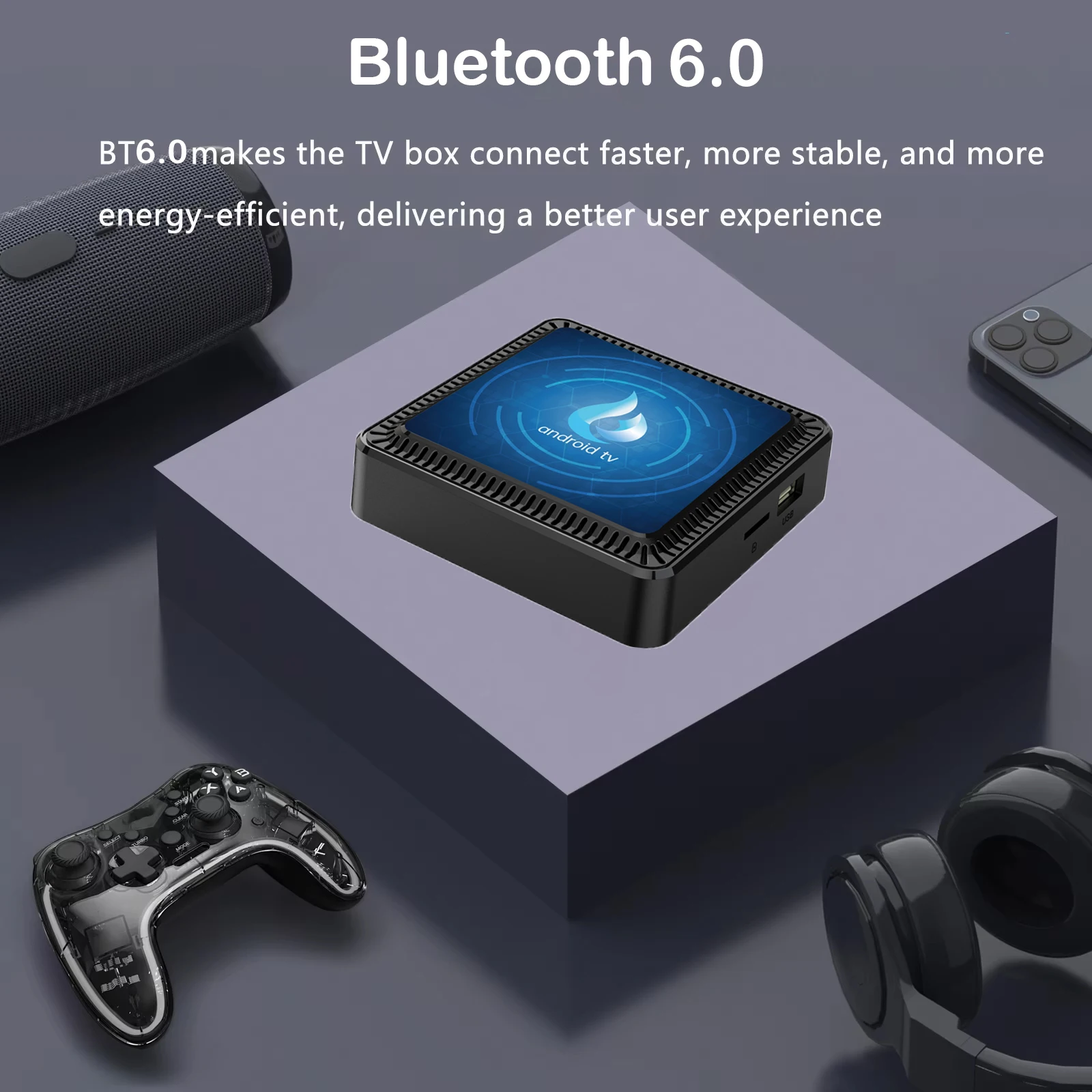 S1e433cf2e77b42099d799b14ddc242026 Very Fast Android 16 8K Q17 Set Top Box Ram 4GB 8GB Rom 128GB 256GB H313 Wifi BT6.0 Google Assistant Media Player Smart TV Box
