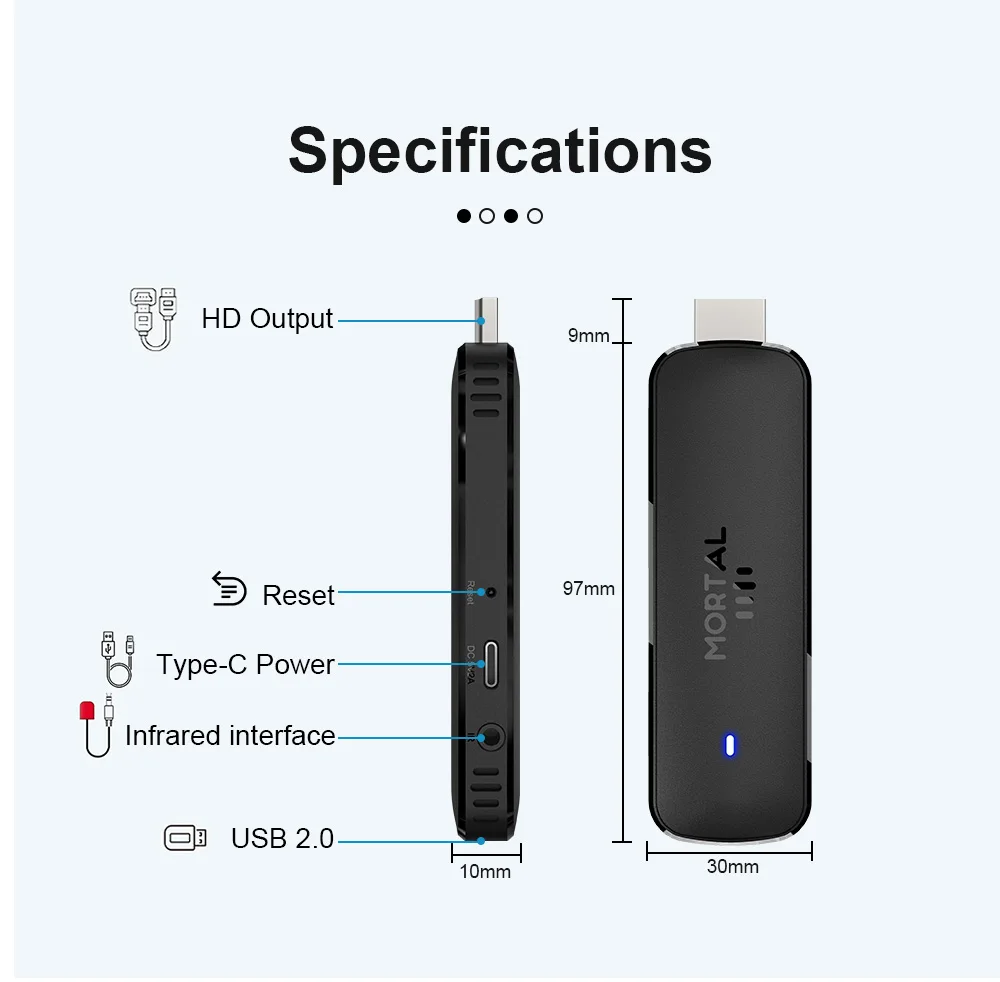 S20a3979a6c2944679fc2272297b6a203p Android14 TV Stick Mortal Q8 Global Version Allwinner H313 Chip Wifi6 Voice Remote 8K 4K@60fps YouTube Stream TV stick 2G8G16G