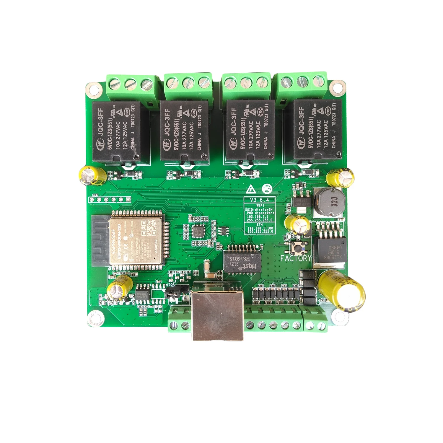 S20bf1260674143c59208ed04806f9984N Ethernet Relay Board 16 32 Channel ESP32 WIFI MQTT Home Assistant Domoticz OpenHAB Digital Input Smart Switch
