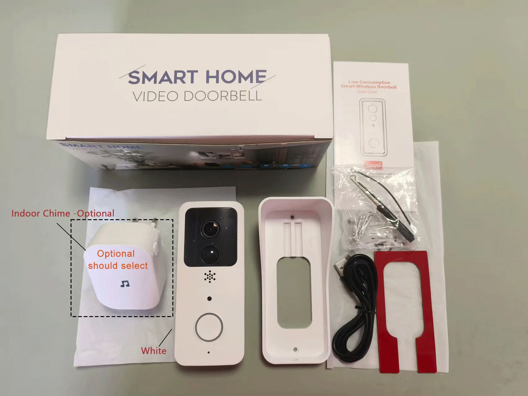 S20e673af84104298a83a770883520f90N 5G 2.4G WiFi Video Doorbell 1080P Tuya Smart Outdoor Wireless Intercom Waterproof Wireless Camera Ringing Bell