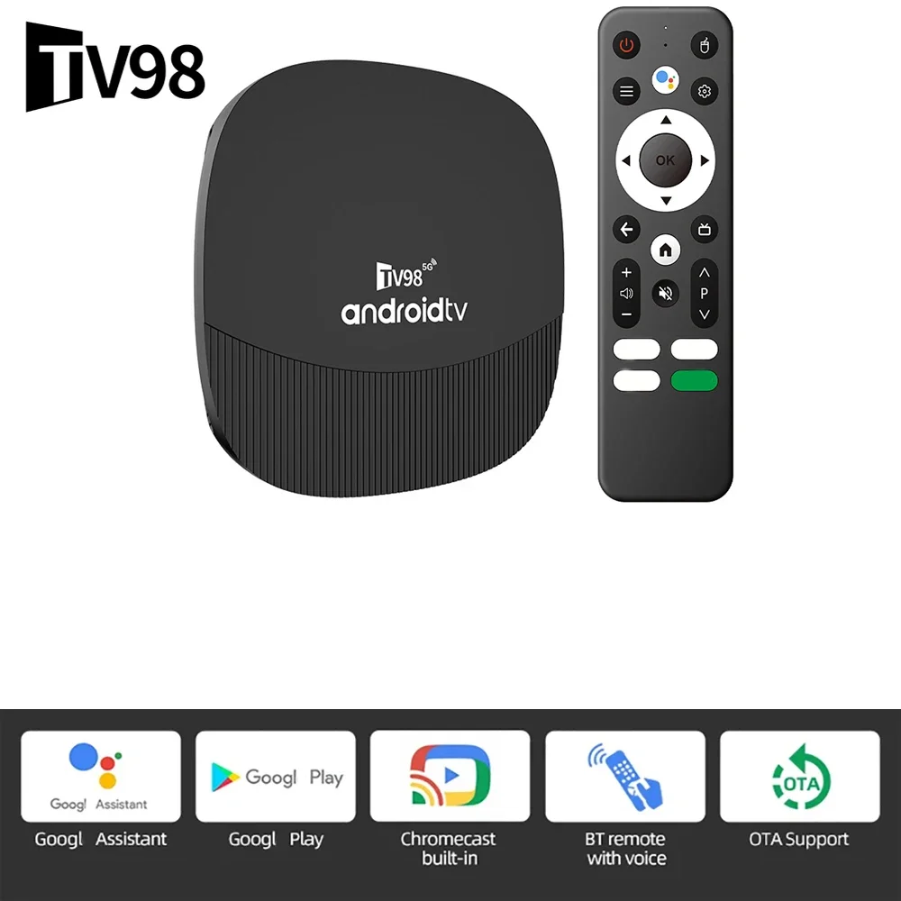 S2d4bc5481f0841c992bee6333a787ab8V TV98 ATV Max Plus TV Box 8K 4K Android 14 Set Top Box 4G 5G 8GB 128GB Voice Remote WiFi Media Player Ultra Smart TV Box iptv